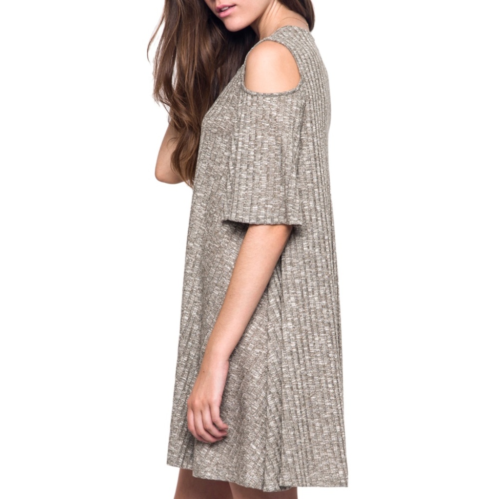 CUTOUT SWEATER DRESS - Picture 3 of 4